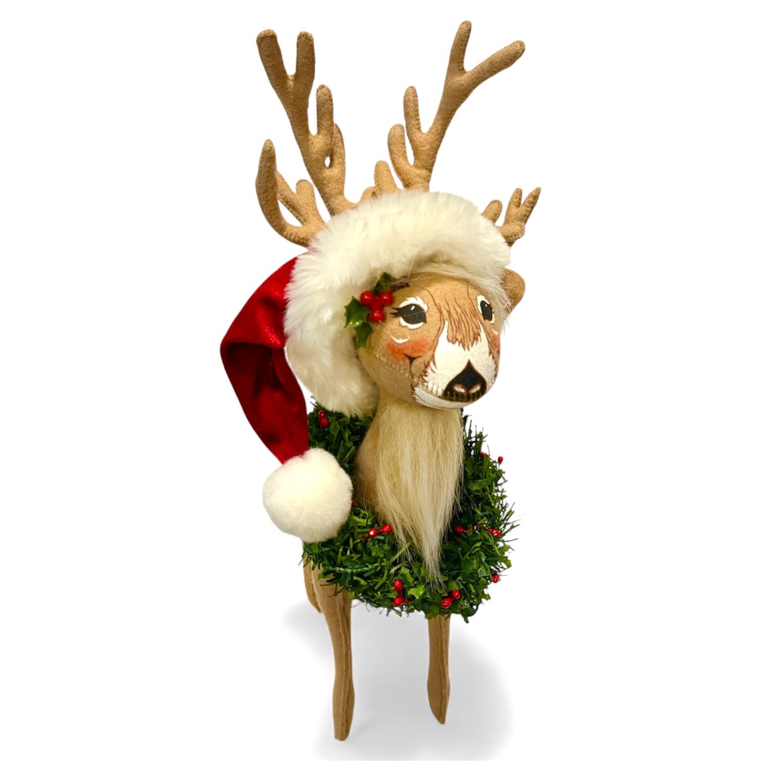 2003 Annalee Doll 12" Yuletide Reindeer Christmas Decor ~New Old Stock w/ Tag