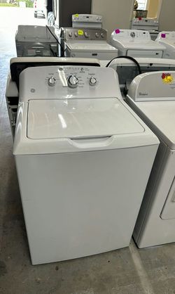 GE Top Load Washer White - High Efficiency Quiet Operation