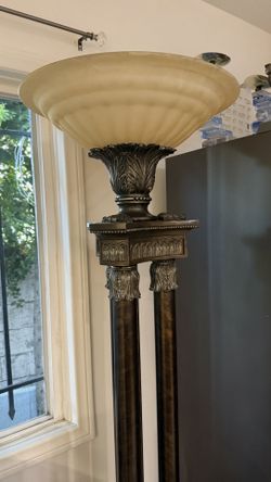 Set Of Two Antique Standing Lamps