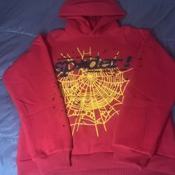 Red Og V2 Sp5der Hoodie 