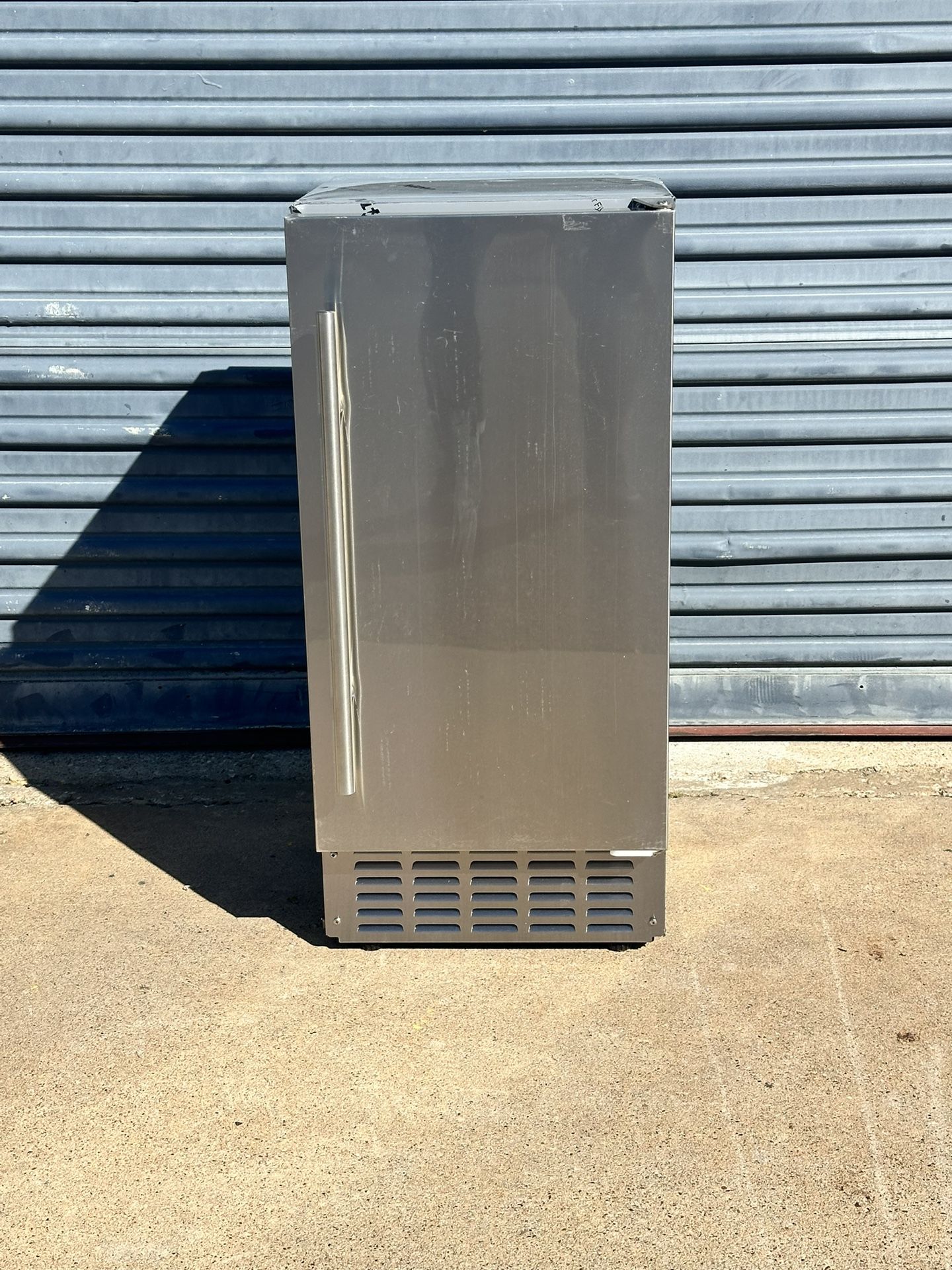 14.96 in. W 66 lb. Nugget Ice per Day Under-counter or Freestanding Commercial Ice Maker in Stainless Steel Silver