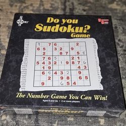 Do You Sudoku? Game (2005) by University Games. Brand New & Factory Sealed!!