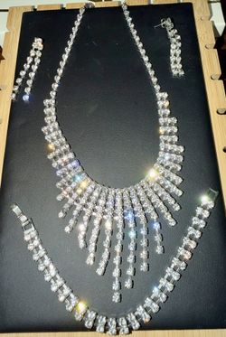 Jewelry Set Formal Prom Sparkle Galore
