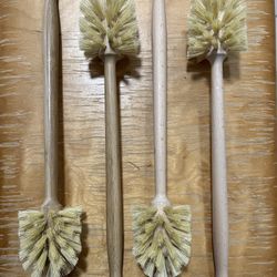 Bamboo And Beech Wood Toilet Cleaner Brushes 