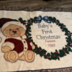 Baby’s First Christmas Blanket