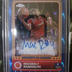 Really Nice MacKenly Randolph Rookie, Auto Card MINT 
