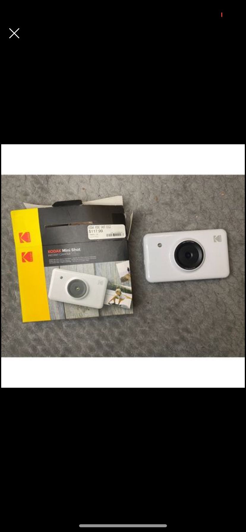 Kodak Mini Shot Polaroid Camera (may be broken) comes with extra film