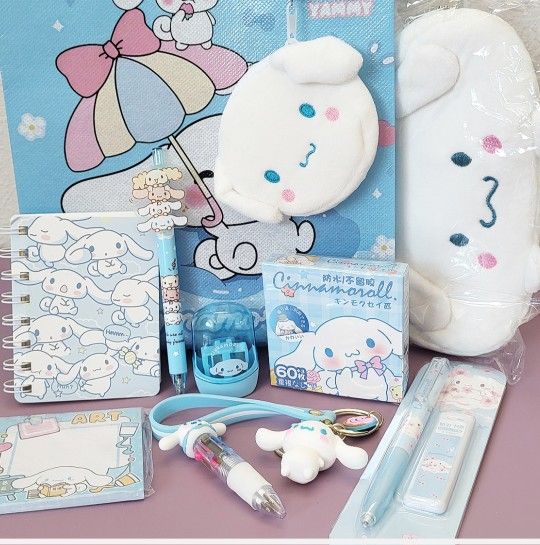 CINNAMOROLL STATIONARY BUNDLE GIFT SET KAWAII
