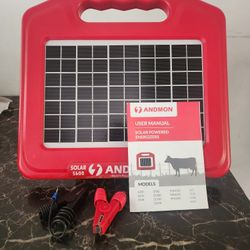 Andmon Solar Powered Fence Energizer