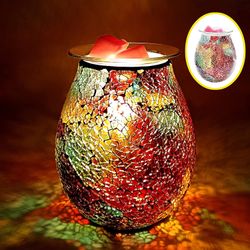 Mosaic Wax Melt Warmer,WNP Electric Wax Burner for Scented Wax Plug-in,Scented Candle Warmer Melter,Wax Burner,Wax Melter Warmer- Ideal Gift for Weddi