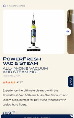 Steam mop/Vaccume