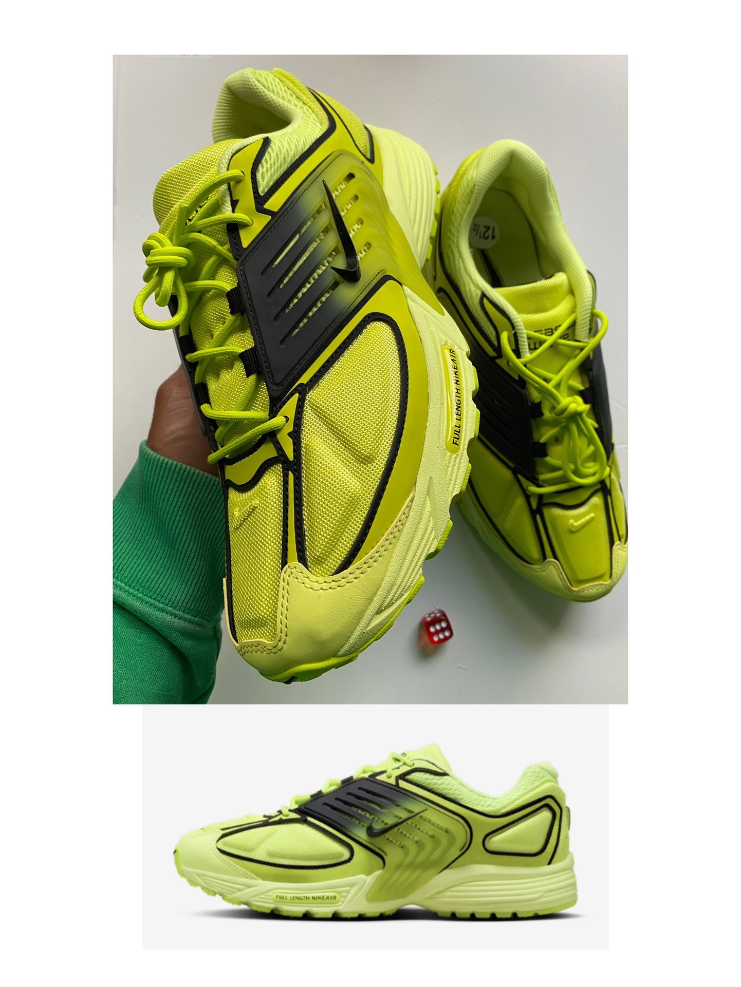 NIKE Air Pegasus Wave Light Lemon Twist Men’s sz 12 & 12.5 available NEW NO BOX
