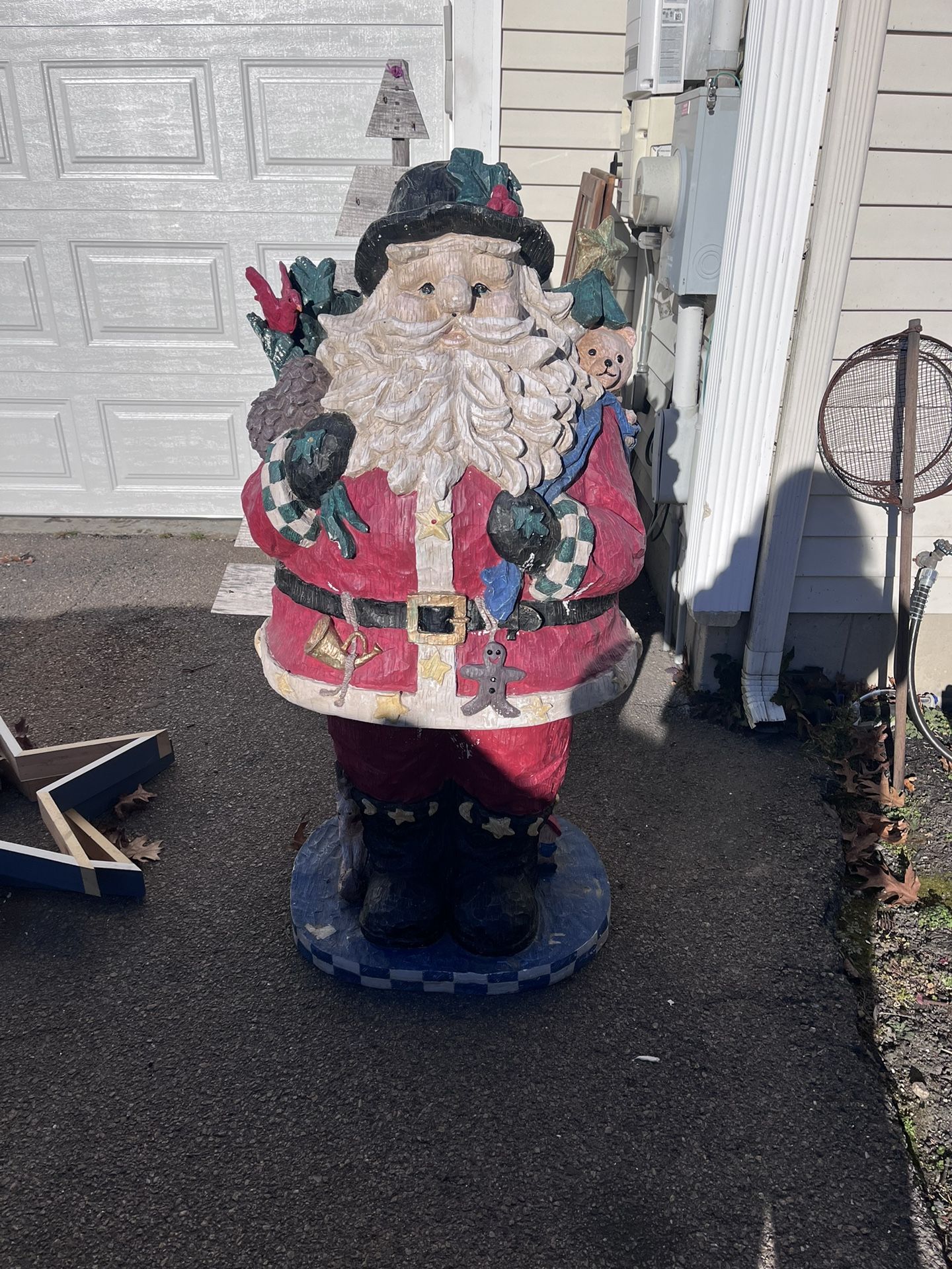 Santa Yard Decor