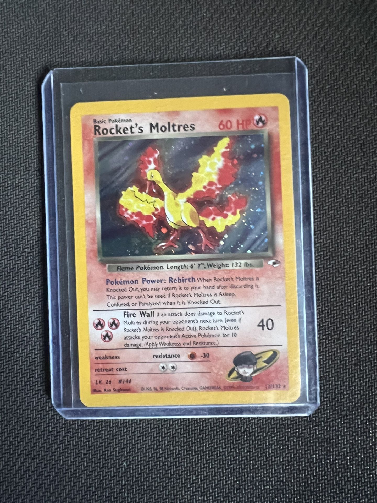 Pokemon Cards Rocket’s Moltres Team Rocket