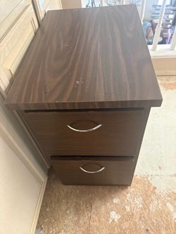 Filing cabinet wooden