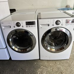 LG Front Load Washer And GAS Dryer 