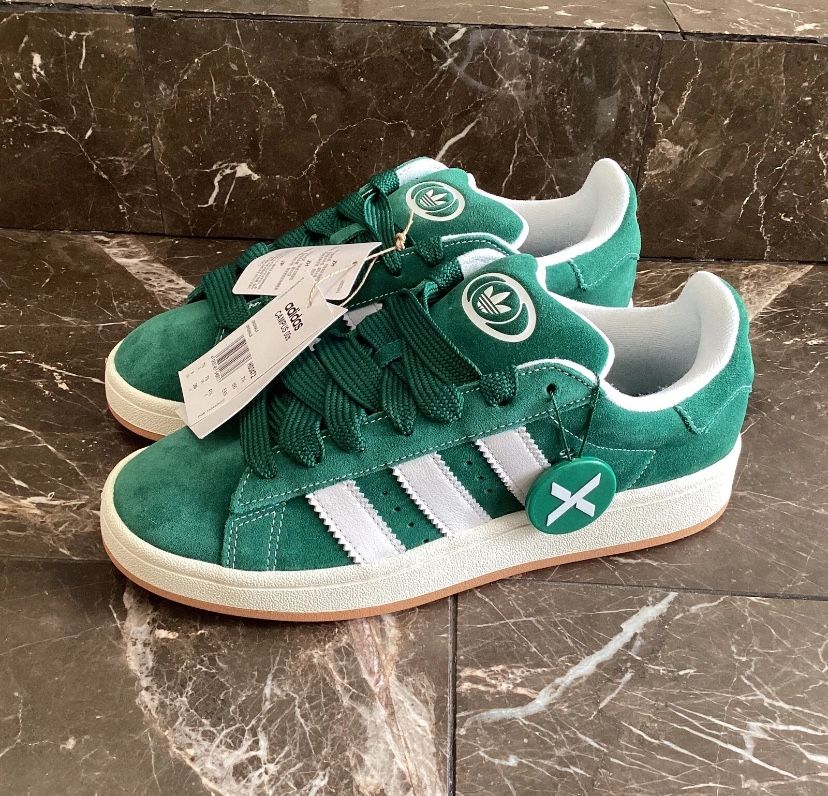 Adidas Campus 00s Dark Green Cloud White Size 9 9.5 10 10.5
