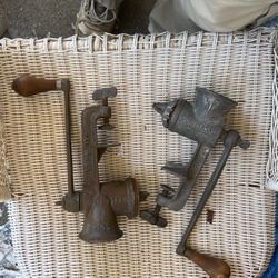 2 Vintage Food Grinders
