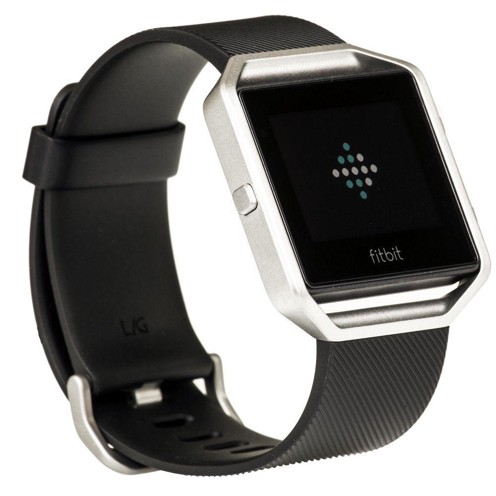 Fitbit Blaze, Heart Rate, Fitness, with leather strap and charger
