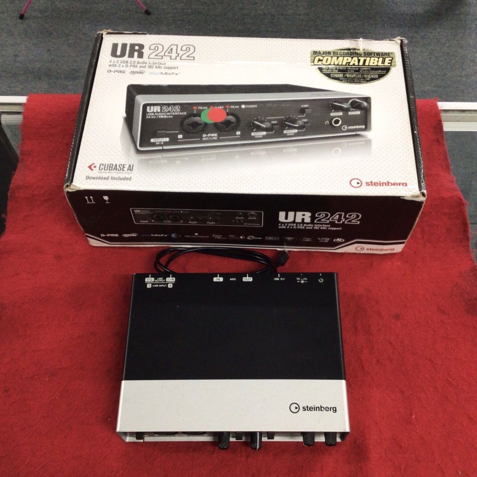 Steinberg UR242 4-Channel USB Interface 💵 💳 💵 Cash And Card Accepted