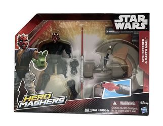 Disney Star Wars Hero Mashers Darth Maul and Sith Speeder. 