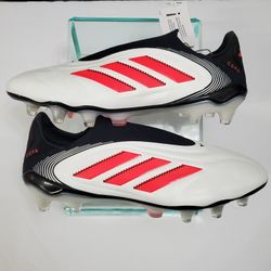 MEN'S ADIDAS COPA PURE 3 ELITE LACELESS FG SOCCER CLEATS WHITE IH0076 SIZE 7