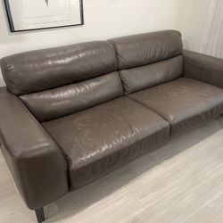 Leather Sofa Couch 