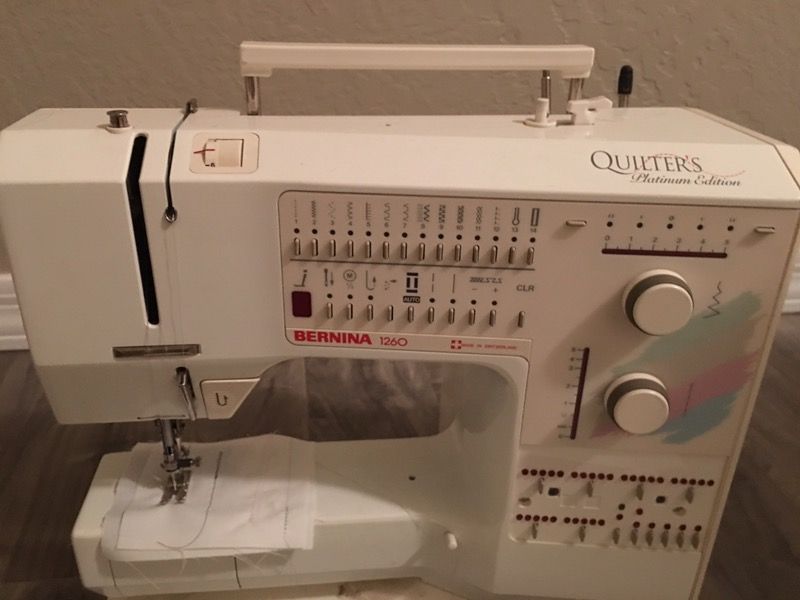 Bernina 1260 Quilters Platinum Edition for Sale in Dewey, AZ - OfferUp