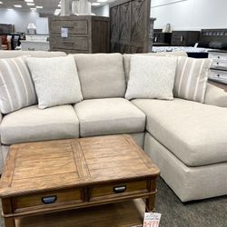 New 101” 2 Piece Sectional — Performance Fabric