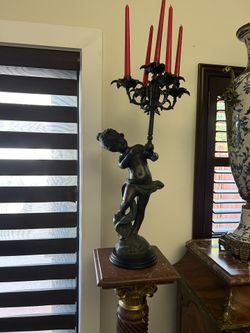 Candelabros De Bronze