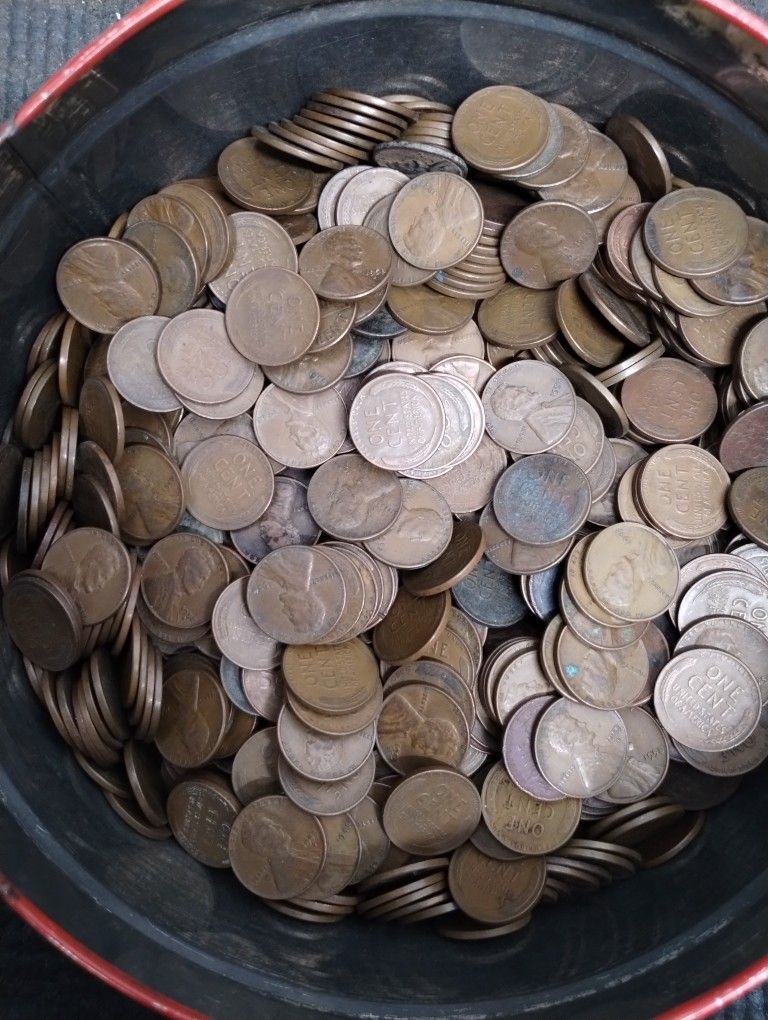 450 Wheat Pennies And More