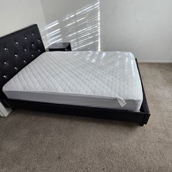 Twin XL Bed and Accessories 