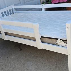 ** Wooden Twin Bed**