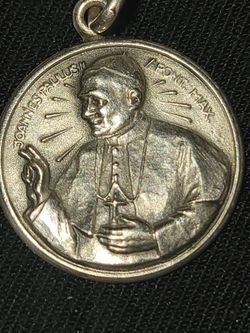 Sterling Silver Pope John Paul II Pendant