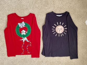 Girl’s Long Sleeve Shirts Size 7/8