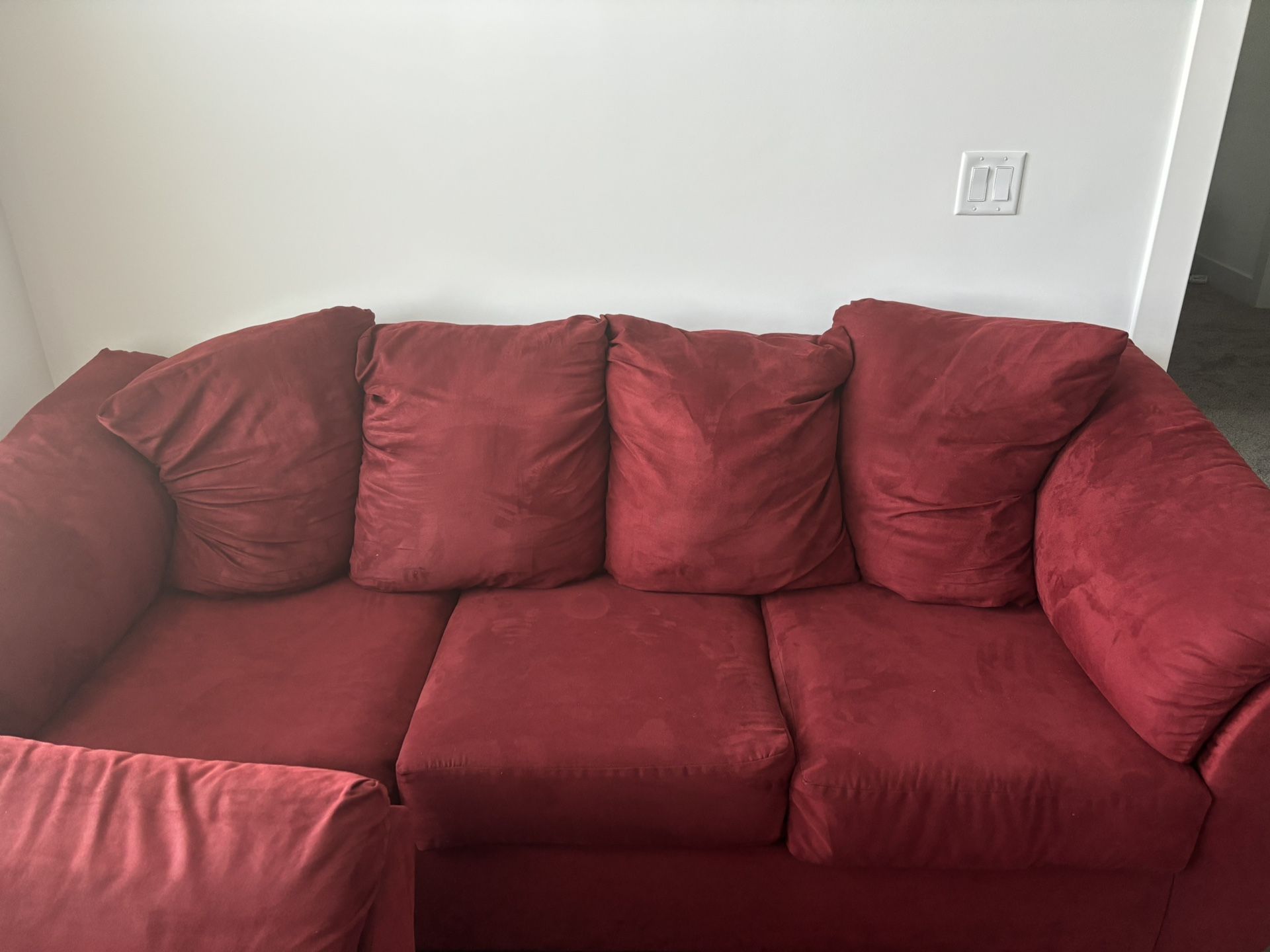 Darcy Red Sofa