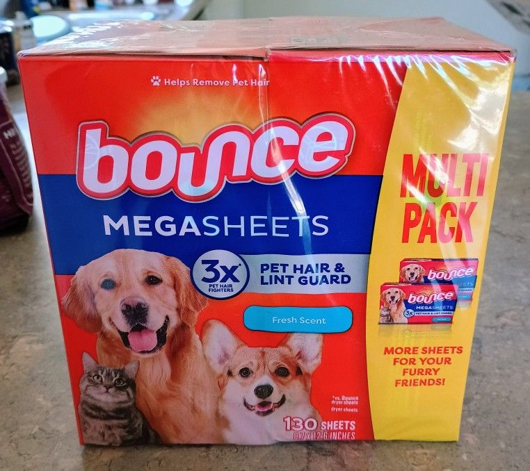 Bounce Dryer Sheets Mega Sheets