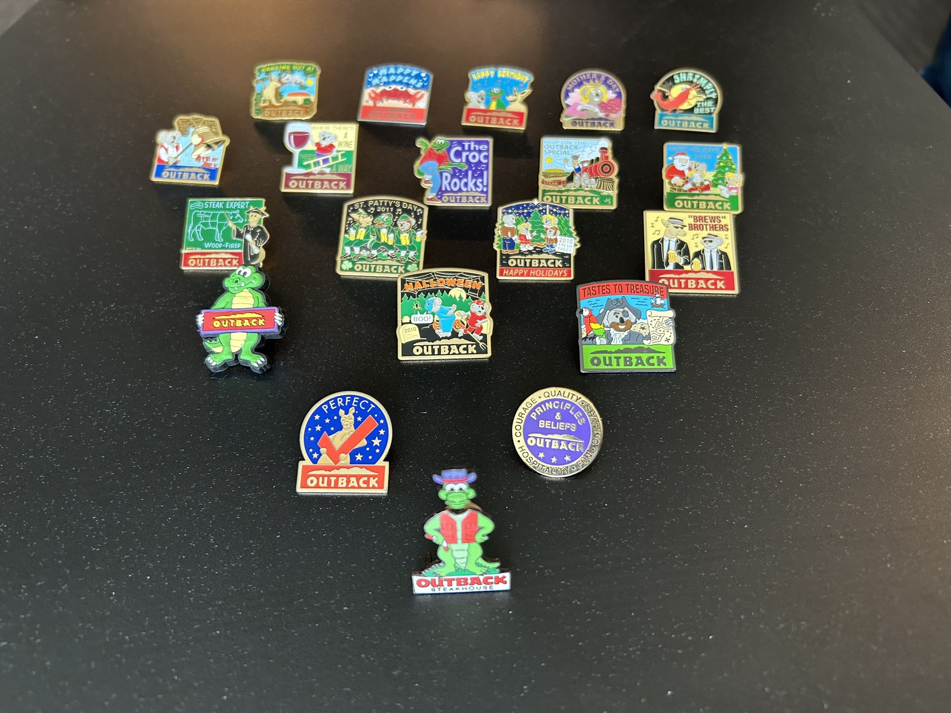 Outback Steakhouse Collectible Pins