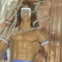 Wwe Signed Ultimate Warrior With Proof Of Signing