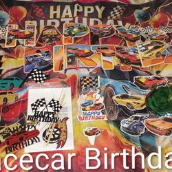 Racecar Birthday Party decorations