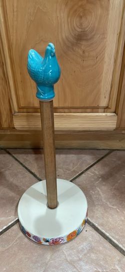 Pioneer Woman chicken paper towel holder