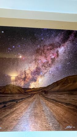 Large Limited Edition Milky Way Desert Wall Art – Signed (12/200)