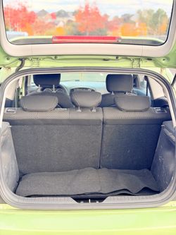 Green Hatchback Car