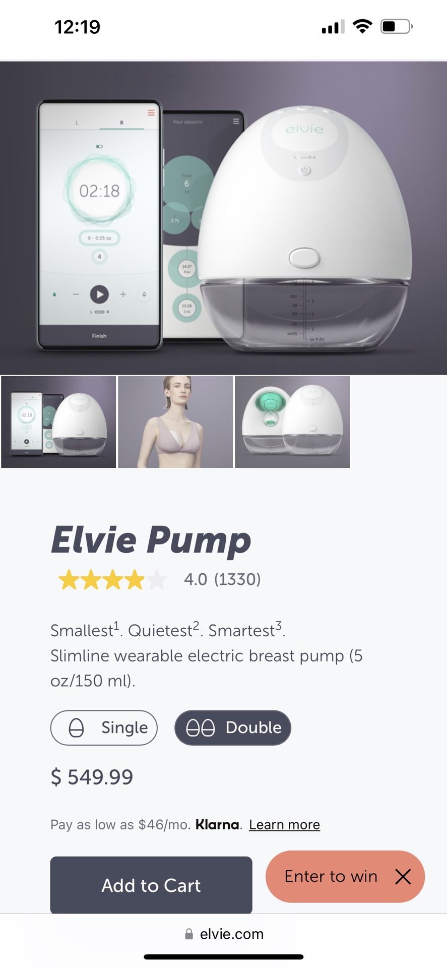 Elvie Breast Pump
