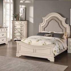 Queen Bed Frame  Dresser Mirror One Nightstand Free Delivery  Check Description