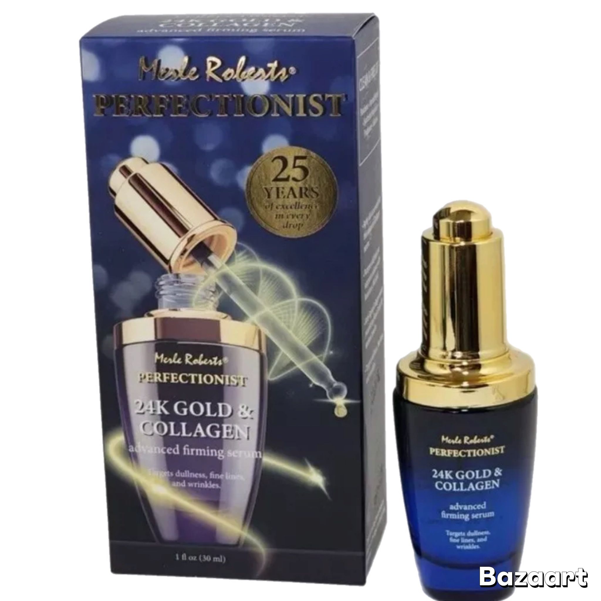 Merle Roberts Perfectionist - 24K Gold & Collagen Advanced Firming Serum - 1 oz