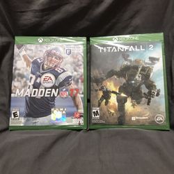 Xbox One Games (Madden 17, TitanFallj 2) NEW in original packaging NEVER opened $10 EACH