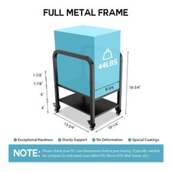 Under Desk Two-Tier Computer Stand