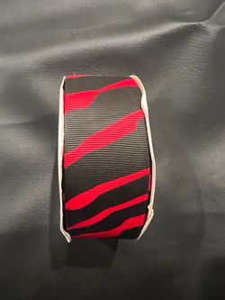Black and Red Grosgrain Ribbon Roll