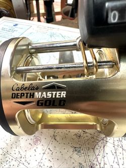 Left Hand Cabela’s DepthMaster Gold DMG-30L Level Wind with Line Counter in Pristine Condition